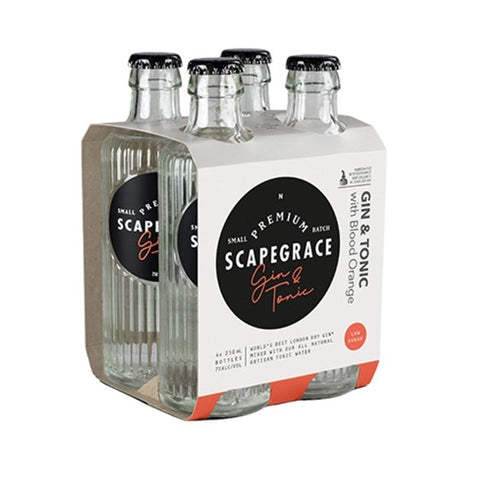 Scapegrace Gin & Tonic 4x250mL