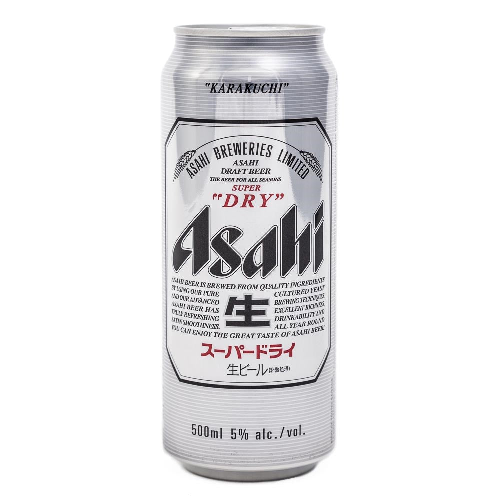 Asahi Super Dry 500ml Can – Beer and Wine Co