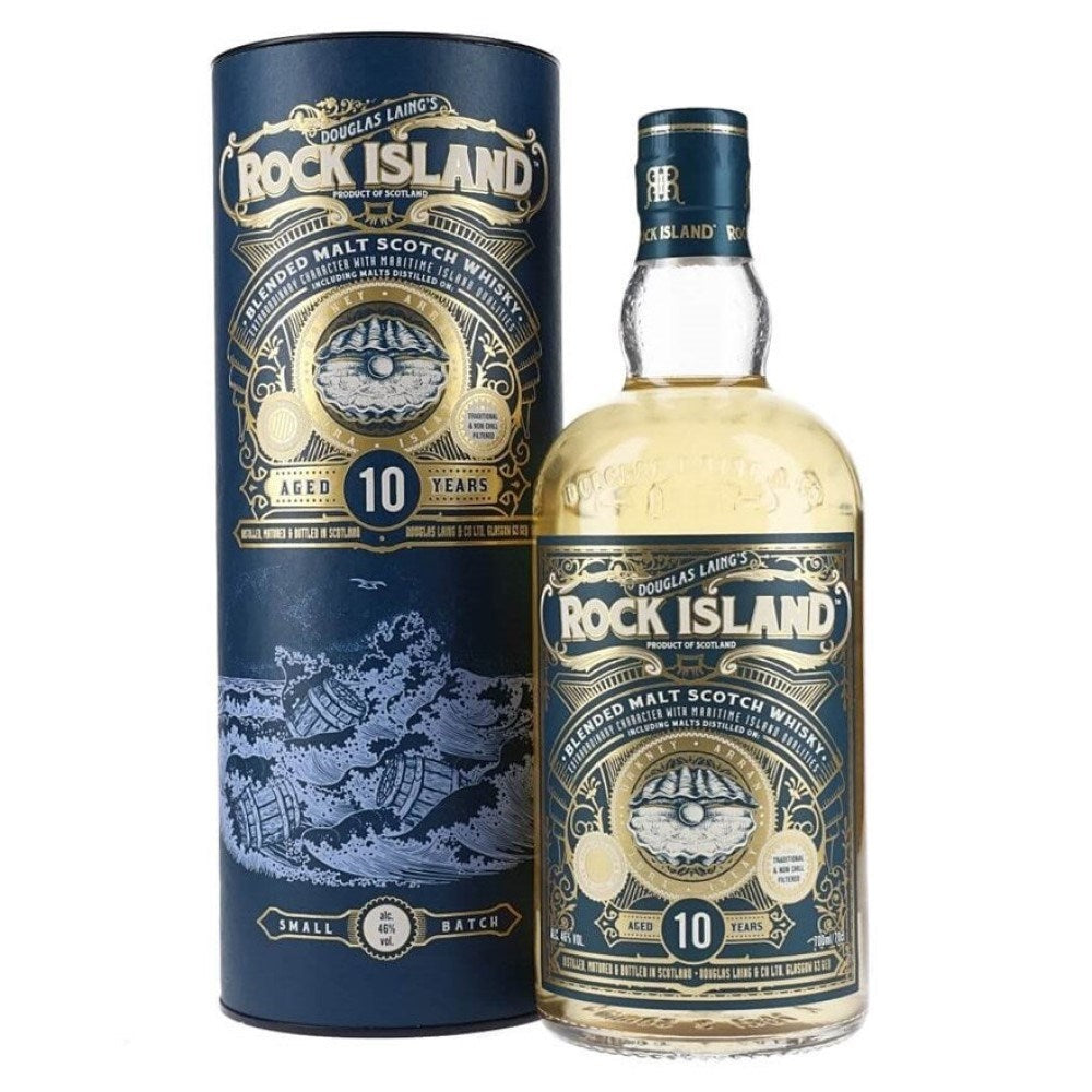 Douglas Laing's Rock Island 10yo Blended Whisky 700mL – Beer and