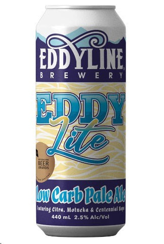 Eddyline Eddy Lite Low Carb Pale Ale 440mL