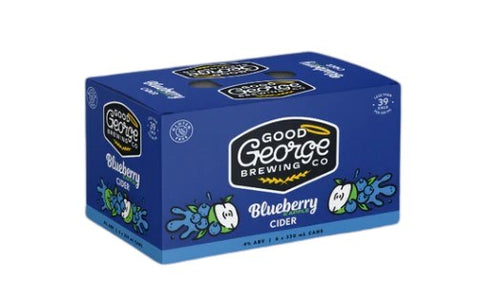 Good George Blueberry & Apple Cider 6x330mL