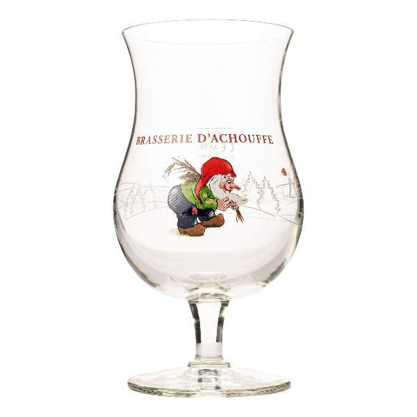 2 Chouffe Biergläser – Original Belgisches Bierglas Für Achouffe Biere (330 Ml, Tulpenförmig)