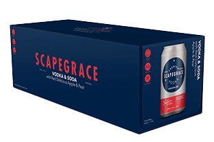 Scapegrace Vodka Soda & Pomegranate & Plum 10x330mL