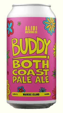 Alibi Brewing Buddy Both Coast Pale Ale 440mL
