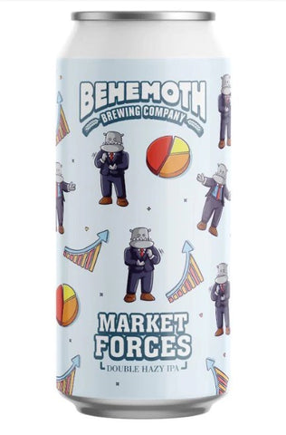 Behemoth Market Forces Double Hazy IPA 440mL