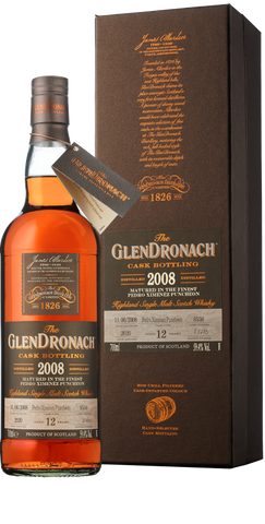 Glendronach 2008/12yo Batch 18 Cask #8558 700mL