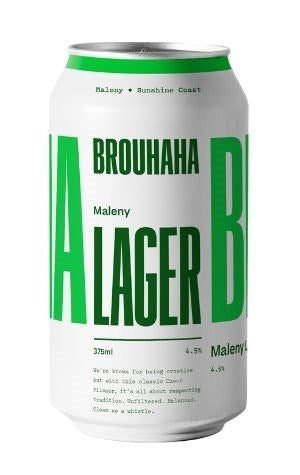 Brouhaha Maleny Lager 375mL