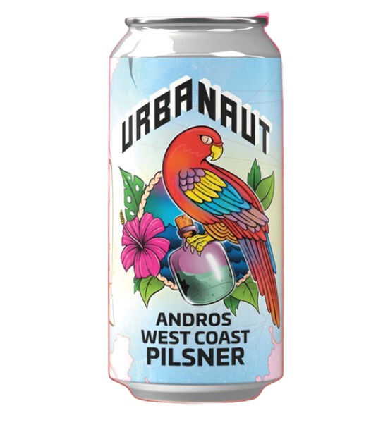 Urbanaut Andros West Coast Pilsner 440mL Beer and Wine Co