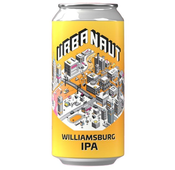 Urbanaut Williamsburg IPA 440mL Beer and Wine Co