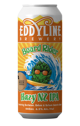 Eddyline Board Rider Hazy NZ IPA 440mL