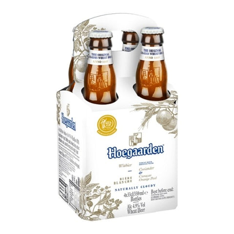 Hoegaarden White 4x330mL - The Hamilton Beer & Wine Co