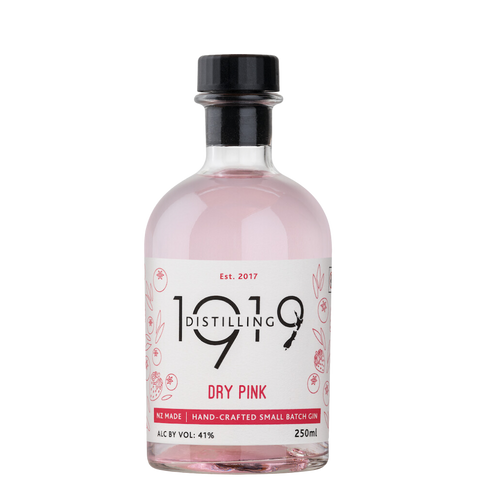 1919 Distilling Dry Pink Gin 250mL