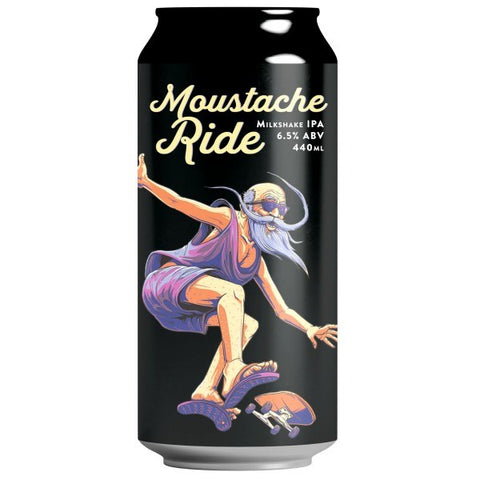 Double Vision Moustache Ride Milkshake IPA 440mL