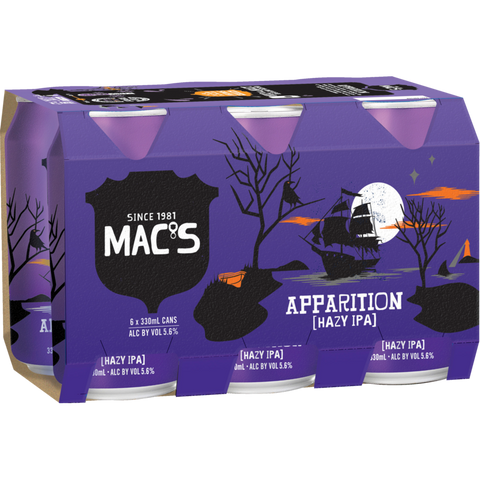Macs Apparition Hazy IPA 6x330mL