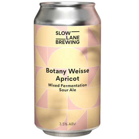 Slow Lane Brewing Botany Weisse Apricot Sour Ale 440mL