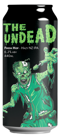 Double Vision Undead Hazy Fresh Hop NZ IPA 440mL