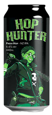 Double Vision Hop Hunter Fresh Hop NZ IPA 440mL