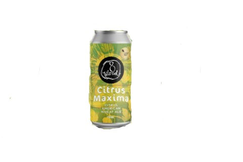 8 Wired Citrus Maxima Citrus American Wheat Ale 440mL - The Hamilton Beer & Wine Co