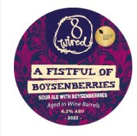 8 Wired A Fistful of Boysenberries Barrel Aged Boysenberry Sour Ale 500mL Bottle