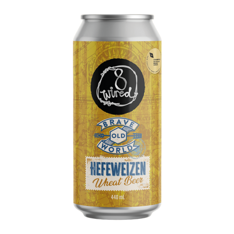 8 Wired Brave Old World Hefeweizen 440mL