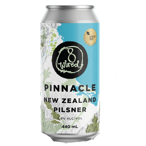 8 Wired Pinnacle NZ Pilsner 440mL