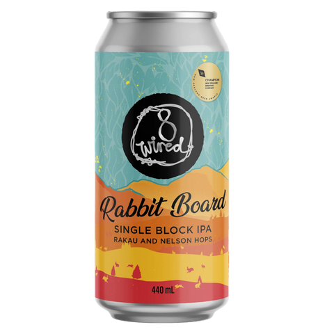 8 Wired Rabbit Board IPA 440mL