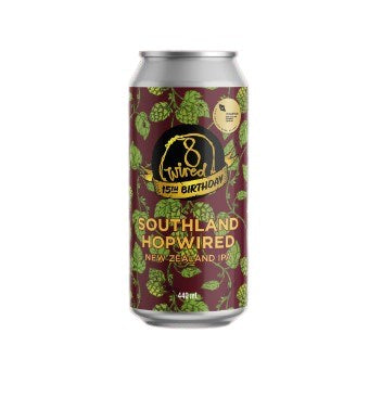 8 Wired Southland Hopwired NZ IPA 440mL