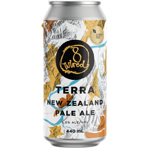 8 Wired Terra NZ Pale Ale 440mL