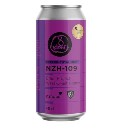 8 Wired Bract Project NZH-109 West Coast Pilsner 440mL