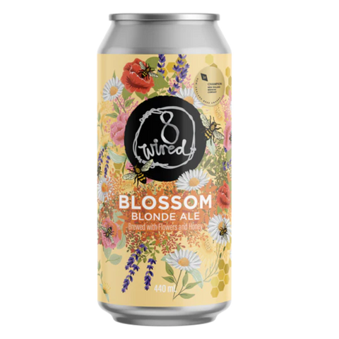 8 Wired Blossom Blonde Ale 440mL