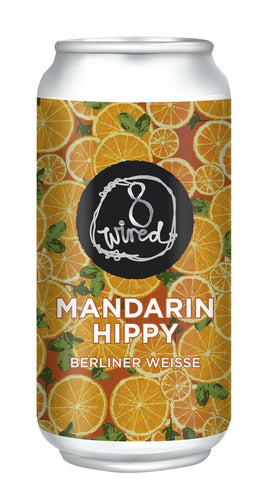 8 Wired Mandarin Hippy 440mL - The Hamilton Beer & Wine Co