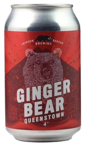 Crimson Badger Brewing Ginger Bear Alcoholic Ginger Beer 10x330mL
