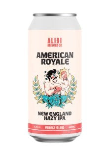 Alibi Brewing American Royale New England Hazy IPA 440mL
