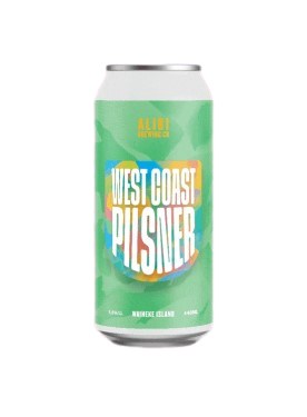 Alibi Brewing West Coast Pilsner 440mL