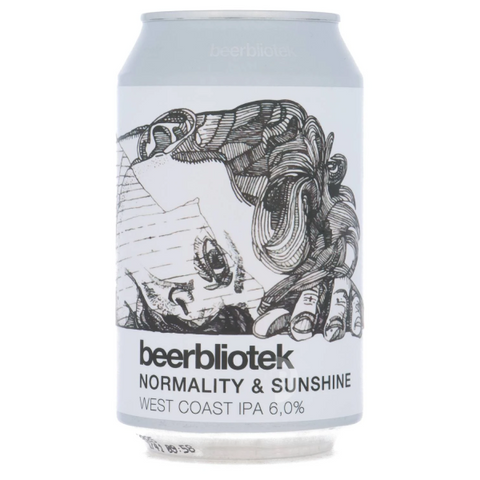 Beerbliotek Normality & Sunshine West Coast IPA 330mL