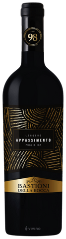 Bastioni della Rocca Leggero Appassimento Puglia IGT 2023