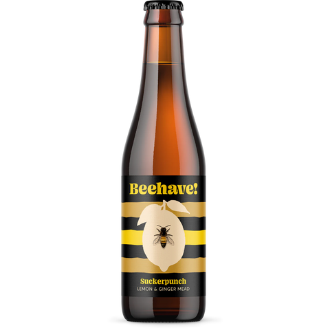 Beehave Suckerpunch Lemon & Ginger Mead 330mL