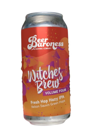 Beer Baroness Witches Brew Volume 4 Fresh Hop Sauvin Hazy IPA 440mL