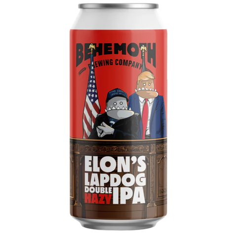 Behemoth Elon's Lapdog Double Hazy IPA 440mL