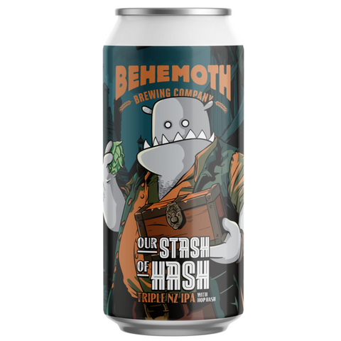 Behemoth our Stash of Hash Triple NZ IPA 440mL
