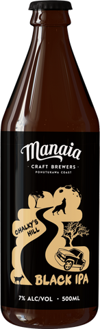 Manaia Chalky's Hill Black IPA 500mL