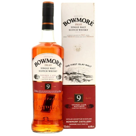 Bowmore 9yo Single Malt 700mL