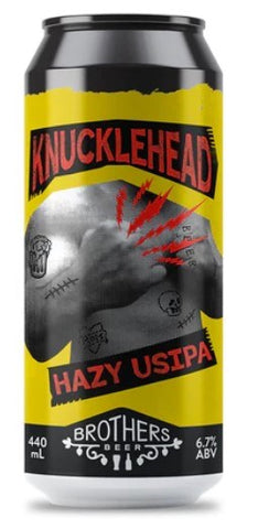 Brothers Beer Knucklehead Hazy USIPA 440mL