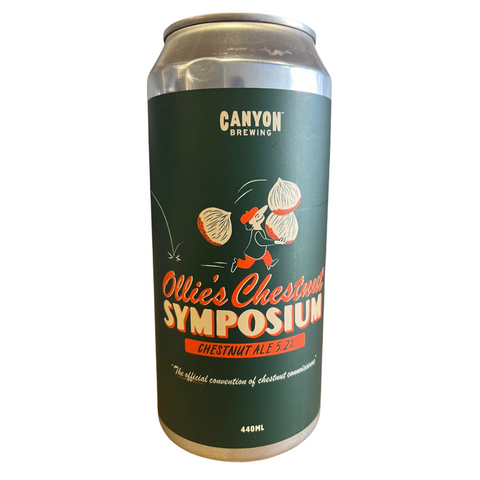 Canyon Brewing Ollie's Chestnut Symposium Chestnut Ale 440mL