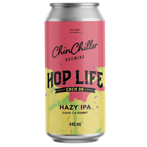 Chinchiller Hop Life CHCH 08 Hazy IPA 440mL - The Hamilton Beer & Wine Co