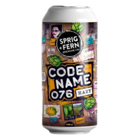 Sprig & Fern Code Name 076 Hazy IPA 440mL