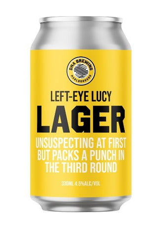 DNA Brewing Left Eye Lucy Lager 330mL