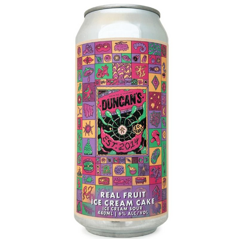 Duncan's Real Fruit Ice Cram Cake Sour 440mL