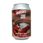 Duncan's X Foot Note Modern God Glitter Lager 330mL