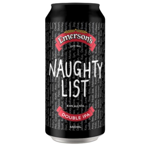 Emerson's Naughty List Double IPA 440mL - The Hamilton Beer & Wine Co